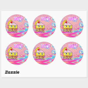 Polly Cake - Tortina - Ronde Sticker