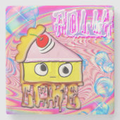 Polly Cake - Tortina - Stenen Onderzetter (Voorkant)