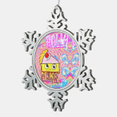 Polly Cake - Tortina - Tin Sneeuwvlok Ornament (Rechts)