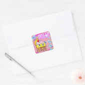 Polly Cake - Tortina - Vierkante Sticker (Envelop)