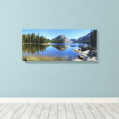 Polly Dome over Tenaya Lake - Yosemite Canvas Afdruk (Insitu (Houten vloer))