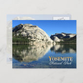 Polly Dome Reflection, Yosemite National Park Briefkaart (Voorkant / Achterkant)