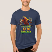 Polly Goes Keto Tri-Blend Shirt (Voorkant)