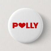 Polly Love Ronde Button 5,7 Cm (Voorkant)