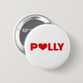 Polly Love Ronde Button 5,7 Cm (Voorkant /achterkant)