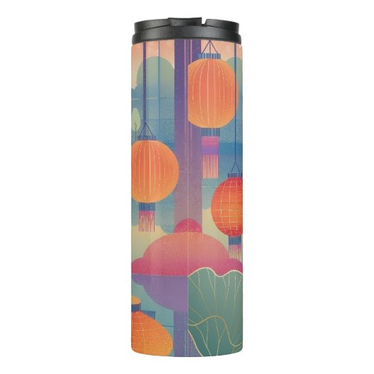 POLLY PLUM chow dog Thermosbeker (Achterkant)