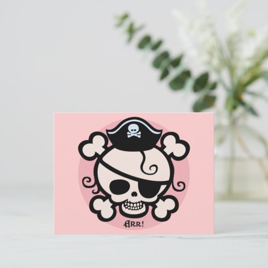 Polly Roger Briefkaart (Staand voorkant)