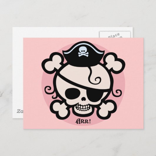 Polly Roger Briefkaart (Voorkant / Achterkant)