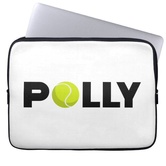 Polly Tennis Laptop Sleeve (Voorkant)