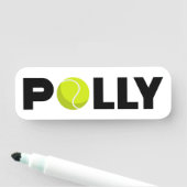 Polly Tennis Naamplaatje (In situ)