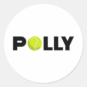 Polly Tennis Ronde Sticker