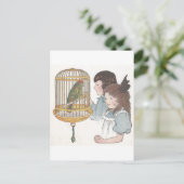 Polly the Parrot Briefkaart (Staand voorkant)
