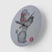 Polly the Poodle Ronde Klok (Hoek)