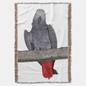 Polly Throw Blanket (grijs) Deken (Voorkant Verticaal)