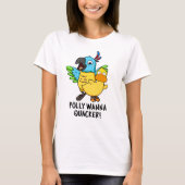 Polly Wanna Quacker Funny Animal Pun T-shirt (Voorkant)