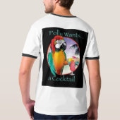 Polly Wants a Cocktail (2) T-shirt (Achterkant volledig)