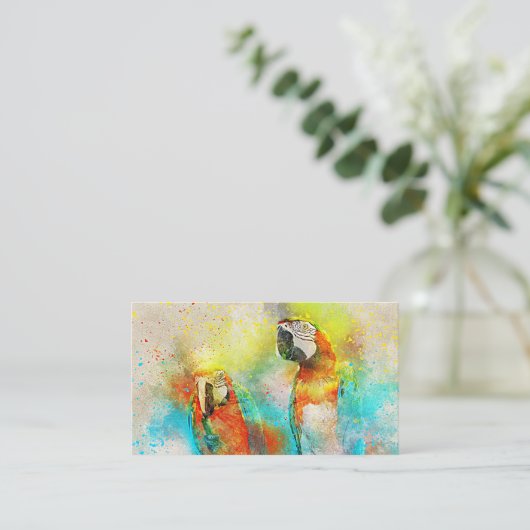 Polly wil een Visitekaartje (Staand voorkant)