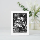 Polly Zet de Kettle op Nursery Rhyme Briefkaart (Staand voorkant)