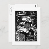 Polly Zet de Kettle op Nursery Rhyme Briefkaart (Voorkant / Achterkant)