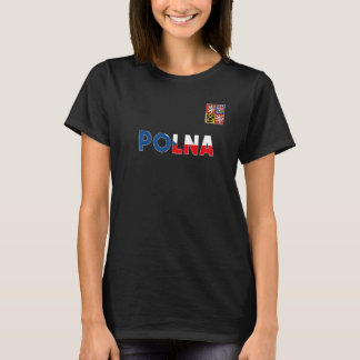 Polna Tsjechië Harde vlag Lion Coat e T-shirt