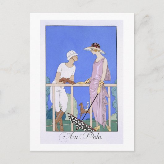 Polo, 1920-29 (pochoirdruk) briefkaart (Voorkant)