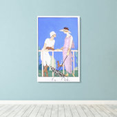 Polo, 1920-29 (pochoirdruk) canvas afdruk (Insitu (Houten vloer))