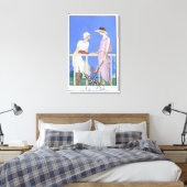 Polo, 1920-29 (pochoirdruk) canvas afdruk (Insitu (Slaapkamer))