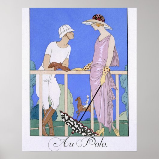 Polo, 1920-29 (pochoirdruk) poster (Voorkant)