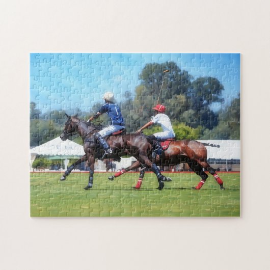 Polo Art Horses Sportpuzzel Legpuzzel (Horizontaal)
