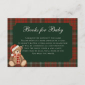 Polo Bear Baby Shower Books For Baby Informatiekaartje (Voorkant)