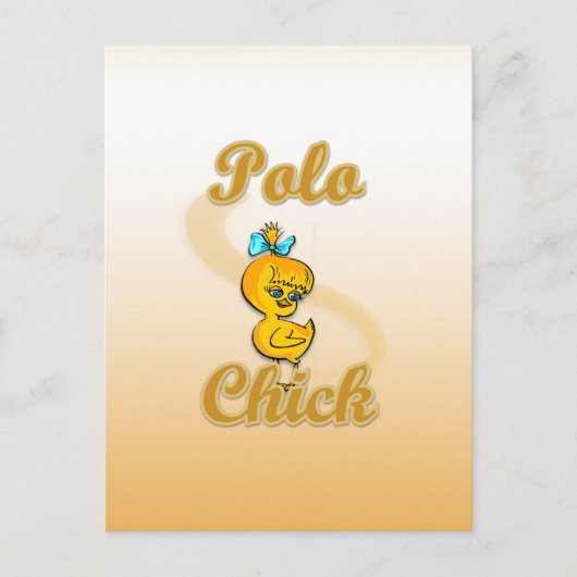 Polo Chick Briefkaart (Voorkant)