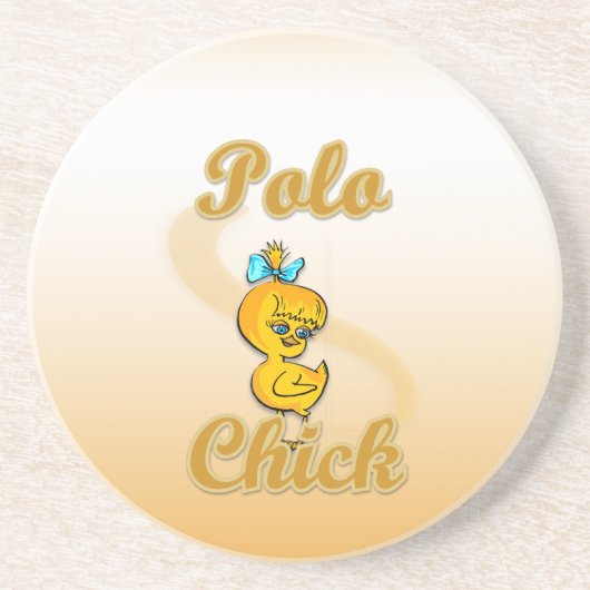 Polo Chick Zandsteen Onderzetter (Voorkant)