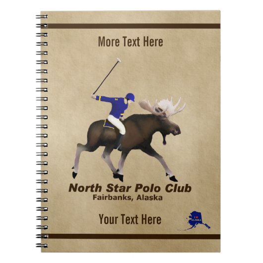 Polo Club Nord Star (Moose) Notitieboek (Voorkant)