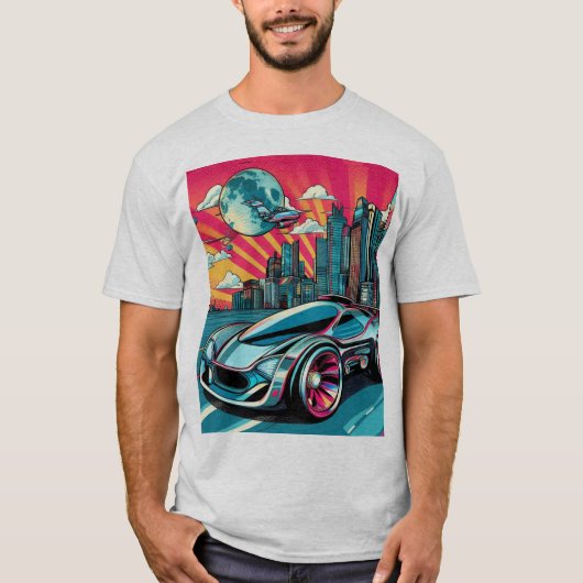 polo con imagen pop art  (Voorkant)