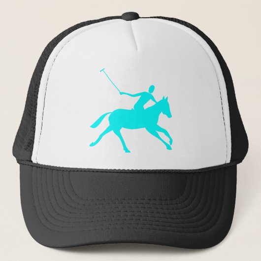Polo - Cyaan Trucker Pet (Voorkant)