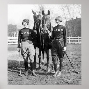 Polo Dames: 1925 Poster