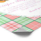 Polo Girl Teddy Bear Luier Raffle Poster (Hoek)