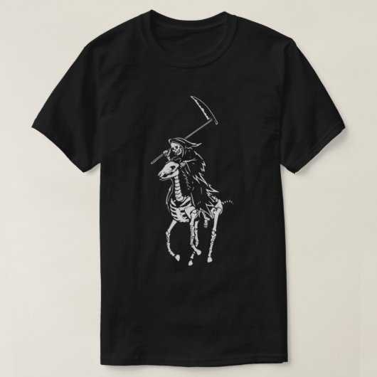 Polo Grim Reaper dood T-Shirt (Design voorkant)