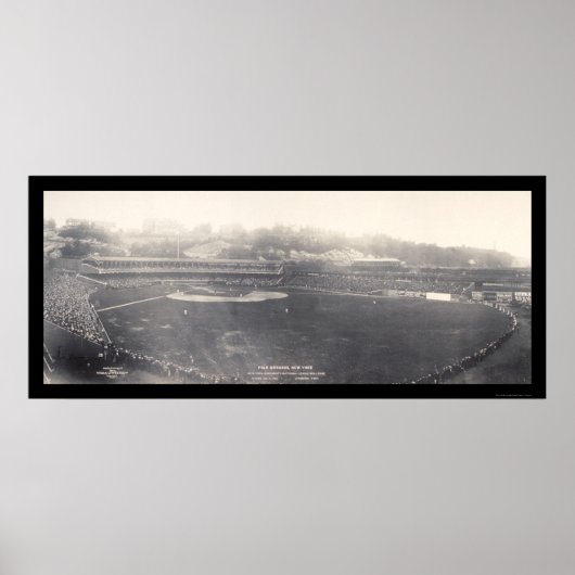 Polo Grounds NY Baseball Foto 1904 Poster (Voorkant)