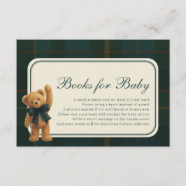 Polo Heritage Teddybeerboeken voor babyjongens Informatiekaartje