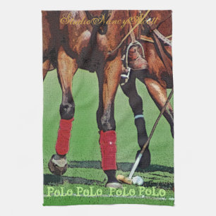 Polo Hooves & Mallets Kitchen Towel Theedoek