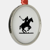 Polo Horse Metalen Ornament (Rechts)
