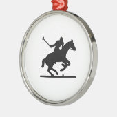 Polo Horse Metalen Ornament (Links)