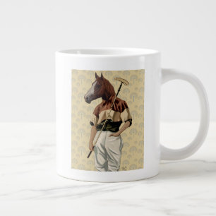 Polo Horse Portrait Grote Koffiekop