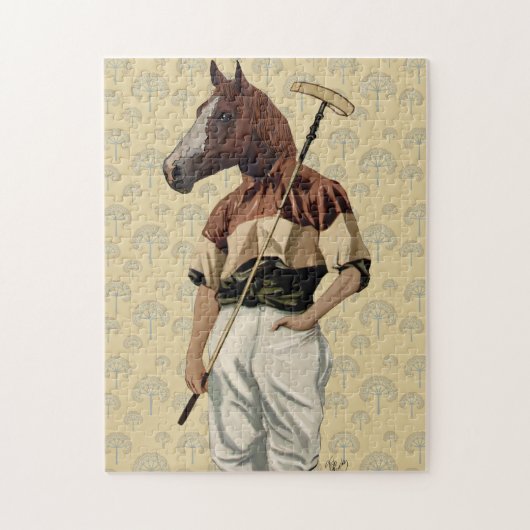 Polo Horse Portrait Legpuzzel (Verticaal)