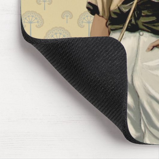 Polo Horse Portrait Muismat (Hoek)