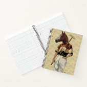 Polo Horse Portrait Notitieboek (Binnen)