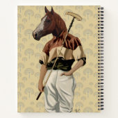 Polo Horse Portrait Notitieboek (Achterkant)