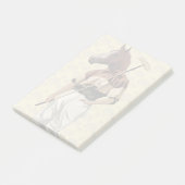 Polo Horse Portrait Post-it® Notes (Schuin)