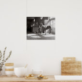 Polo Horse Stables, 1933.  foto Poster (Keuken)